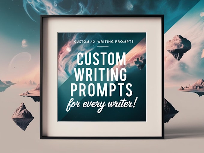 Gig Preview - Create personalized creative writing prompts for all genres and needs