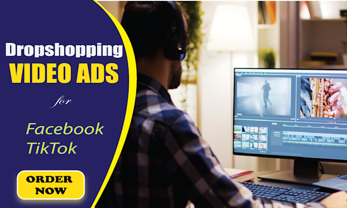 Gig Preview - Do viral tiktok facebook short video ads for dropshipping