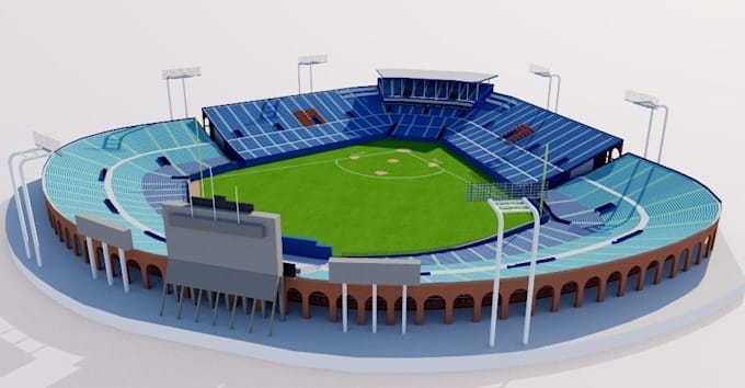 Bestseller - make 3d stadium animation 3d sport complex facilities gaming arenas with render