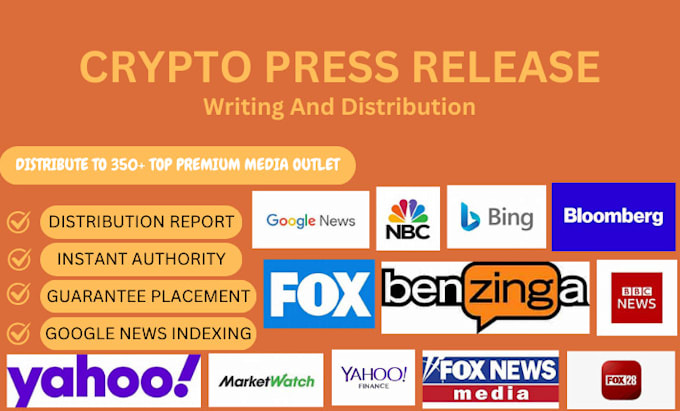 Gig Preview - Provide a well written press release for your crypto blockchain fintech project