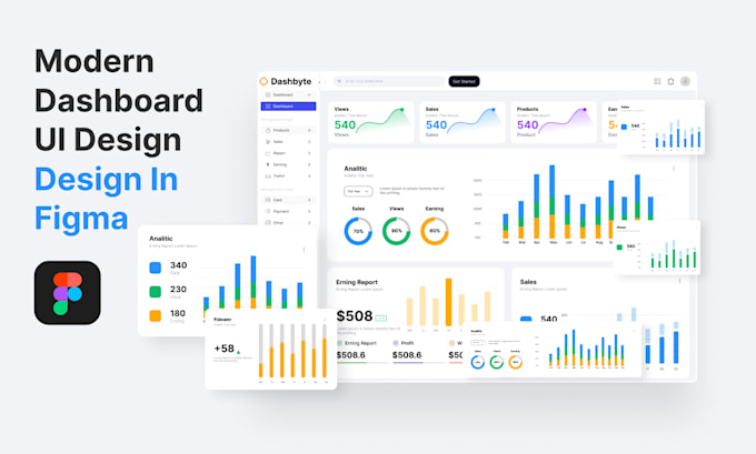 Gig Preview - Create saas dashboard design, web UI, or figma website design