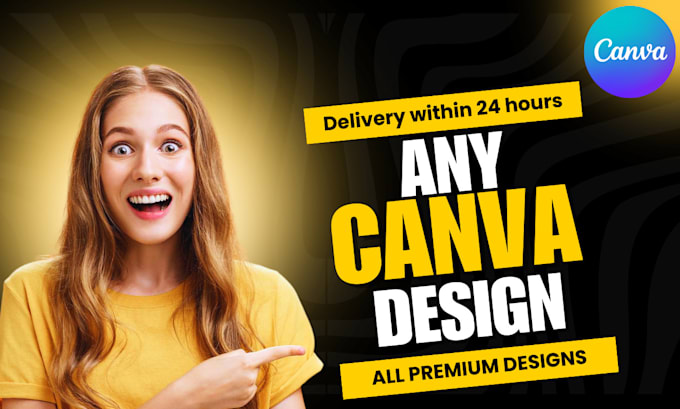 Gig Preview - Design any premium canva template