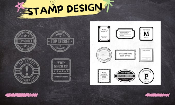 Bestseller - design professional digital stamp and circle stamp badge logo