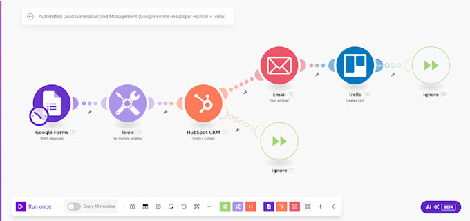 Gig Preview - Be your make and zapier automation expert