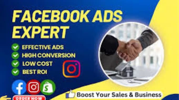 Gig Preview - Be your facebook ads campaign manager, run fb ads campaign, fb advertising