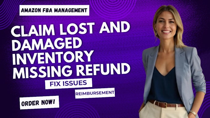 Gig Preview - Amazon reimbursement refund lost and damaged fba inventory reconciliation