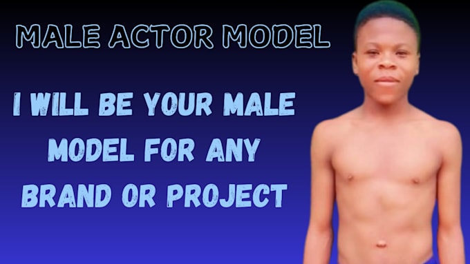 Gig Preview - Be your male model photos or video actor for any brand or project