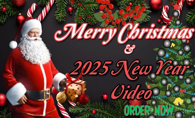 Gig Preview - Create holidaygram christmas greeting video, 2025 new year video in 24 hours