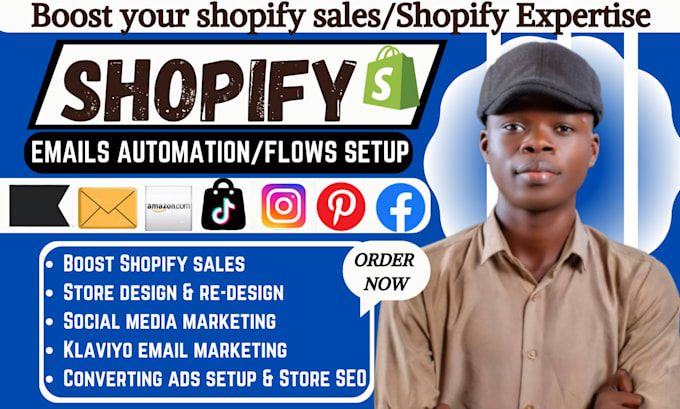 Gig Preview - Boost shopify sales for shopify manger, klaviyo shopify promotion