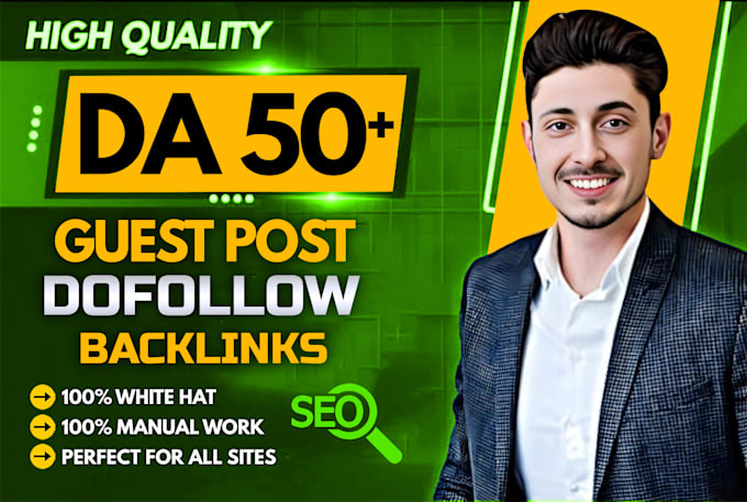 Gig Preview - Write and publish article on high quality guest post sites dofollow SEO backlink