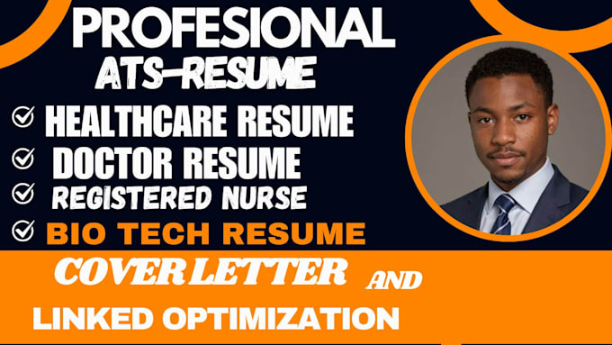 Gig Preview - Write professional ats doctor resume, healthcare ,pharmacy and nursing resume