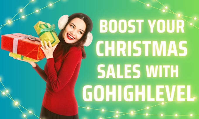 Gig Preview - Build gohighlevel christmas landing page website, ghl christmas sales funnel