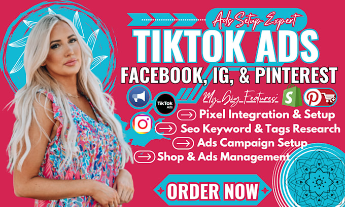 Bestseller - setup tiktok ads, facebook ads, instagram ads pinterest marketing, shopify etsy