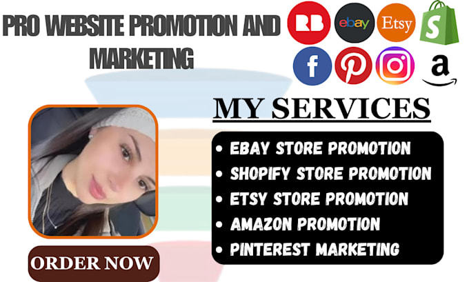 Gig Preview - Do ebay, etsy and shopify store promotion pinterest marketing to boost sales