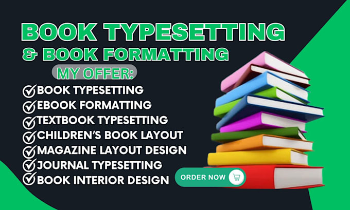 Bestseller - do book typesetting formatting book layout book editing journal children book