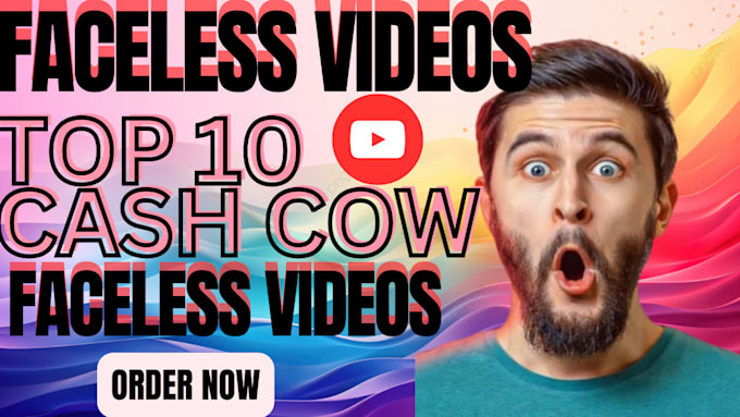 Gig Preview - Make top 10 cash cow faceless youtube videos