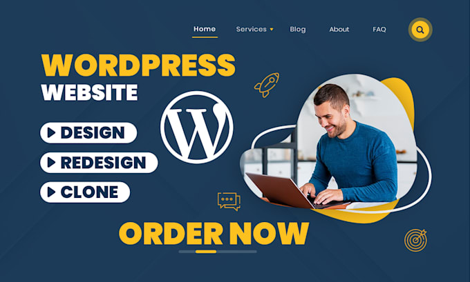 Gig Preview - Do professional wordpress website design, redesign, and cloning services