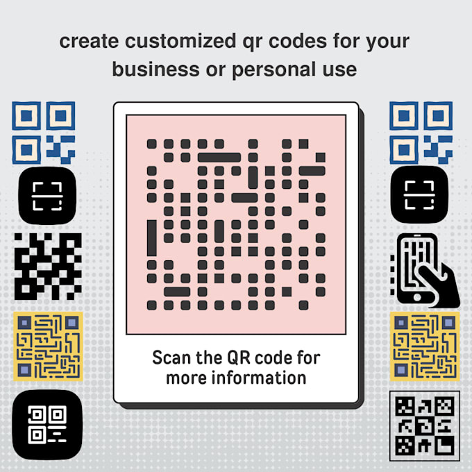 Gig Preview - Create customized qr codes for your business or personal use