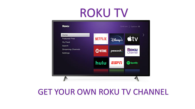 Gig Preview - Develop professional roku tv channel, roku tv app, fire tv channel