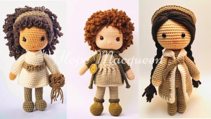 Gig Preview - Write amigurumi crotchet pattern with picture tutorial and video for etsy store