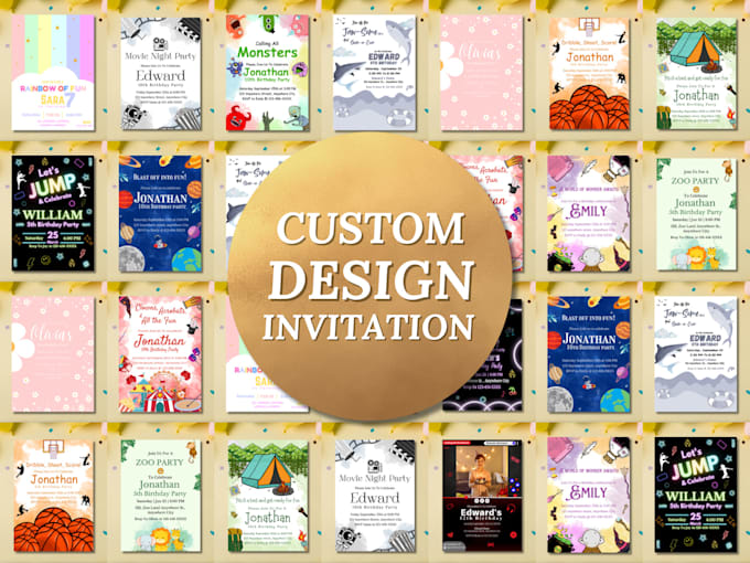 Gig Preview - Design all types of invitations templates, geeting card