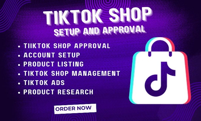 Bestseller - be your tiktok shop account representative, handling tiktok shop setup