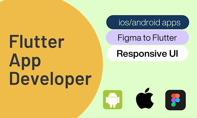 Gig Preview - Do android and ios app development using flutter