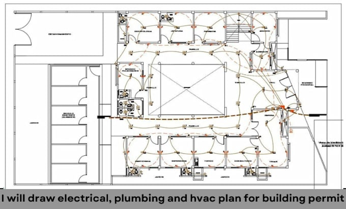 Gig Preview - Do architectural electrical drawing, plumbing and hvac plan for building permit