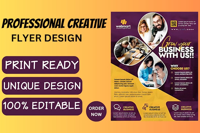 Gig Preview - Design a business flyer, one pager, poster and brochure for your business