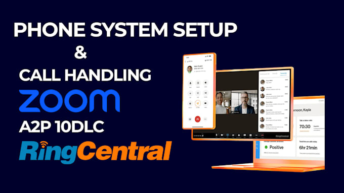 Gig Preview - Setup ringcentral, zoom ivr, a2p 10dlc, zoom, ringcentral ivr