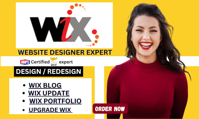 Bestseller - build wix website update wix upgrade wix blog, wix portfolio