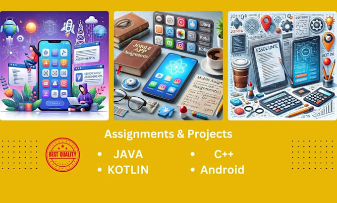 Gig Preview - Do java kotlin cpp android projects and assignments