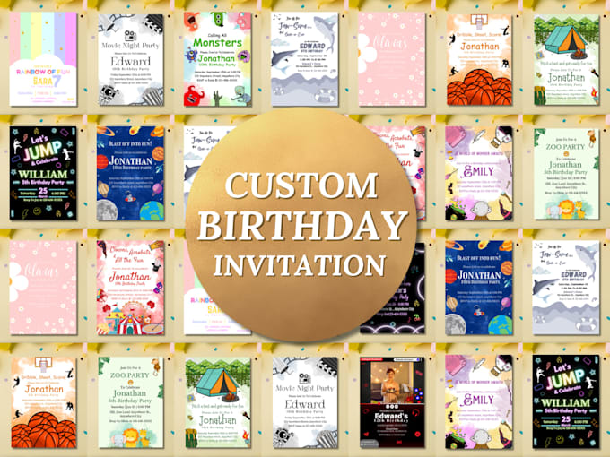 Gig Preview - Design birthday invitation card template