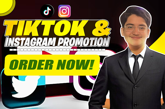 Gig Preview - Do promotion of your instagram and tiktok