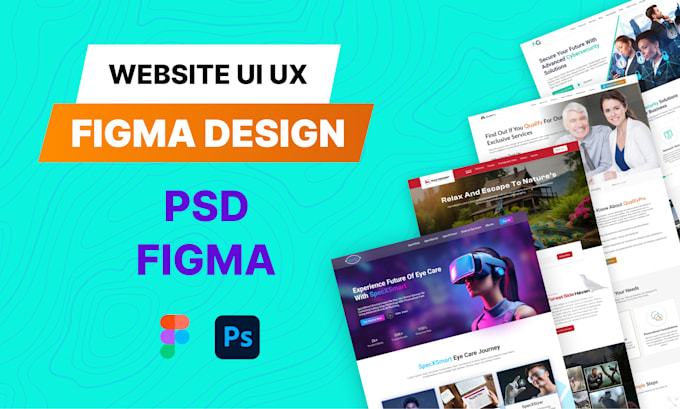 Gig Preview - Design a new fresh figma website, single page and website mockup