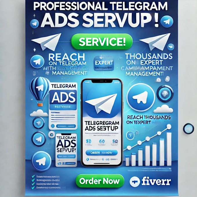 Gig Preview - Fix all telegram ads and setup telegram ads for telegram promotion