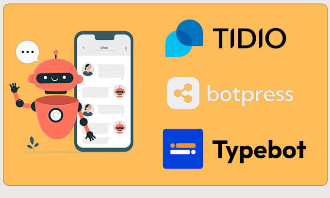 Gig Preview - Develop custom open ai chatbot for app and website using botpress tidio typebot