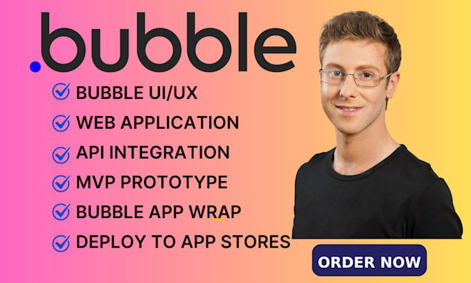 Gig Preview - Do bubble io saas bubble io mvp bubble io API integration