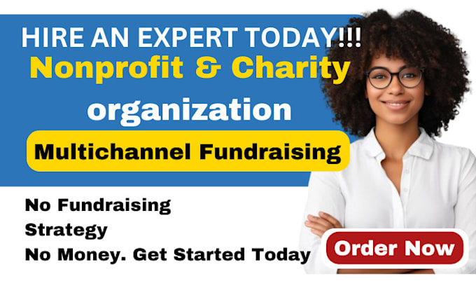 Gig Preview - Do nonprofit donation website 501c3 church school charity crowdfunding promotion