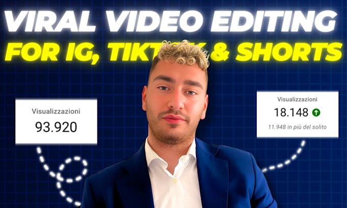 Gig Preview - Viral video editing for instagram, tiktok and youtube shorts