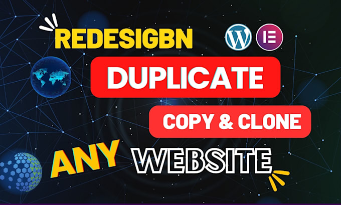 Gig Preview - Duplicate redesign revamp copy, clone any website