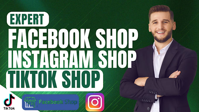 Bestseller - setup tiktok shop, tiktok dropshipping ads, instagram shop or facebook shop