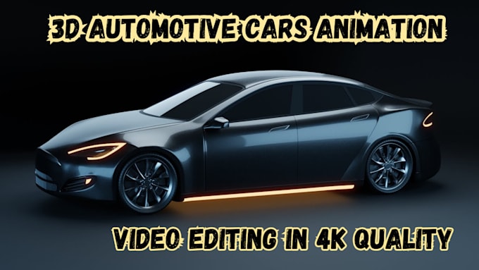 Gig Preview - Do faceless luxury car animation video, car reels and vfx automotive