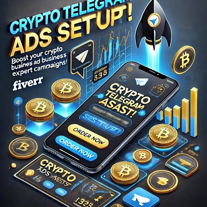 Gig Preview - Setup crpto telegram ads, crypto promotion token promotion and fix all ads issue