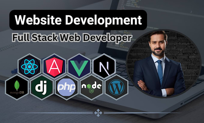 Gig Preview - Build or rebuild website development full stack developer create custom website