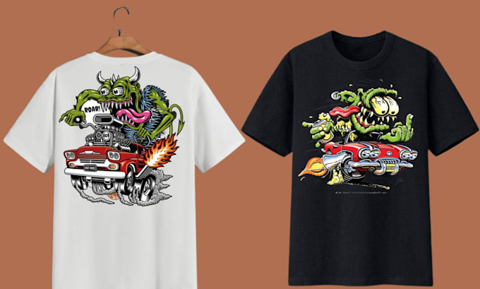 Gig Preview - Ratfink cartoon mascot tshirt t shirt logo kustom kulture vector car design fast