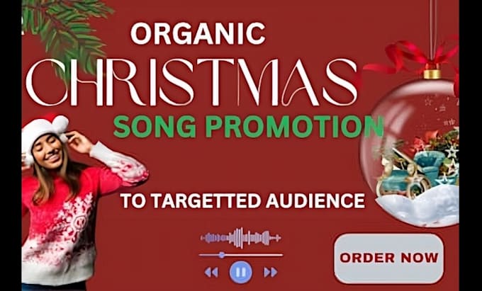 Gig Preview - Do organic viral christmas music promotion , christmas video promotion