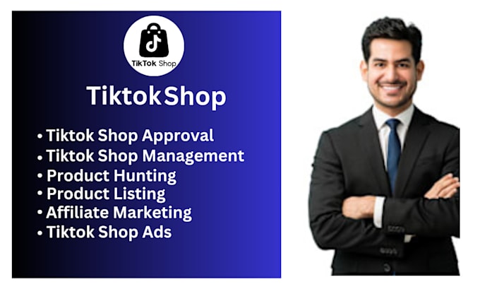 Gig Preview - Setup tiktok shop UK,USA and manage tiktok shop