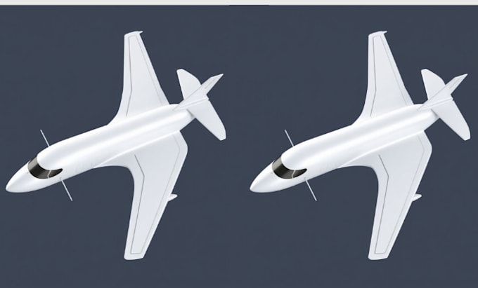 Gig Preview - Design realistic 3d airplane, jet, aircraft and helicopter model for 3d printing