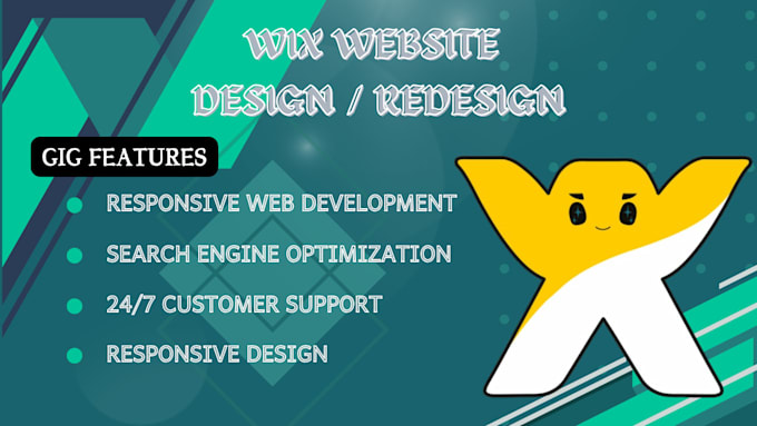 Gig Preview - Wix website redesign wix redesign  wix website design wix website redesign